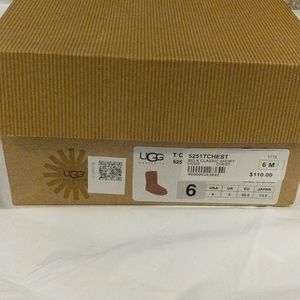 Toddler girls UGG Big K classic boots-chestnut sz6